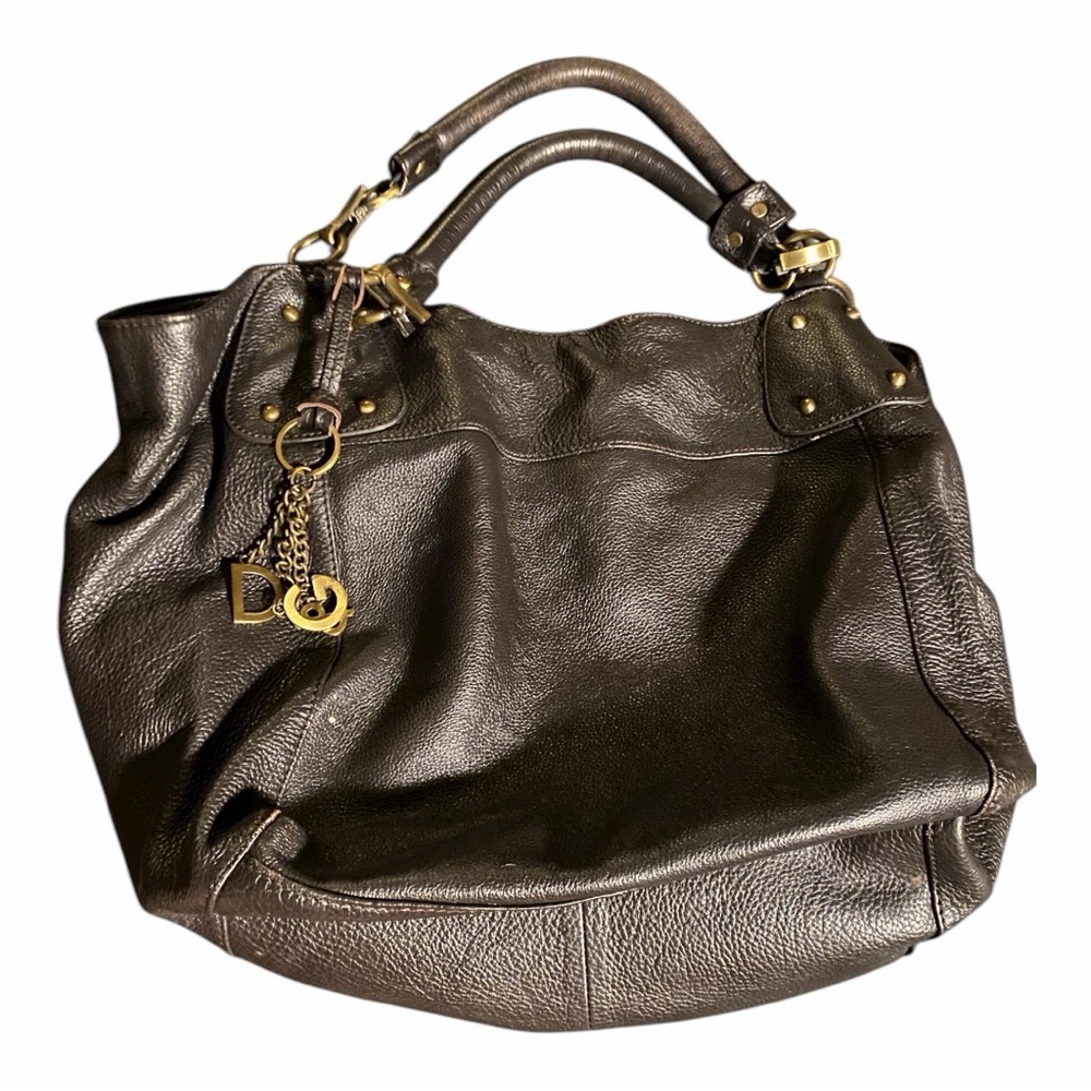 Dolce & Gabbana Dark Brown Leather Shoulder Bag